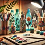 Artesanato com Garrafa PET: Como Criar Suportes Decorativos para Lápis e Canetas